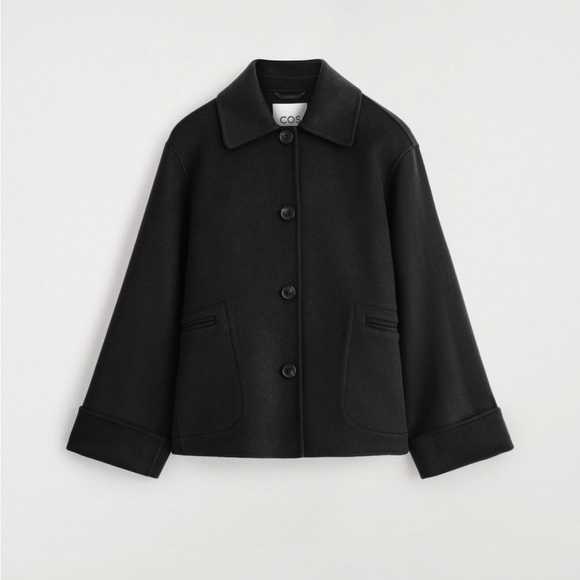 COS DOUBLE-FACED WOOL SHORT JACKET NWT SMALL S - Picture 9 of 11